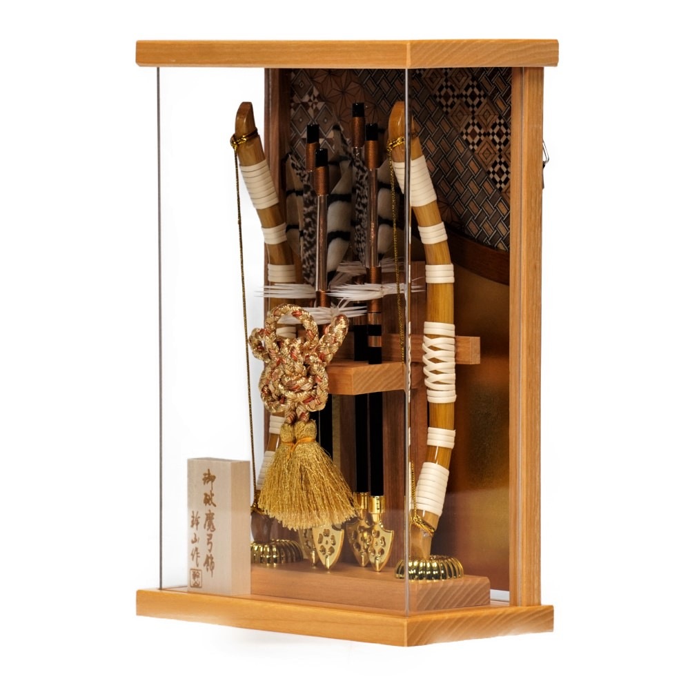 【破魔弓】絃 壁掛け〈幹山作〉[221-008]