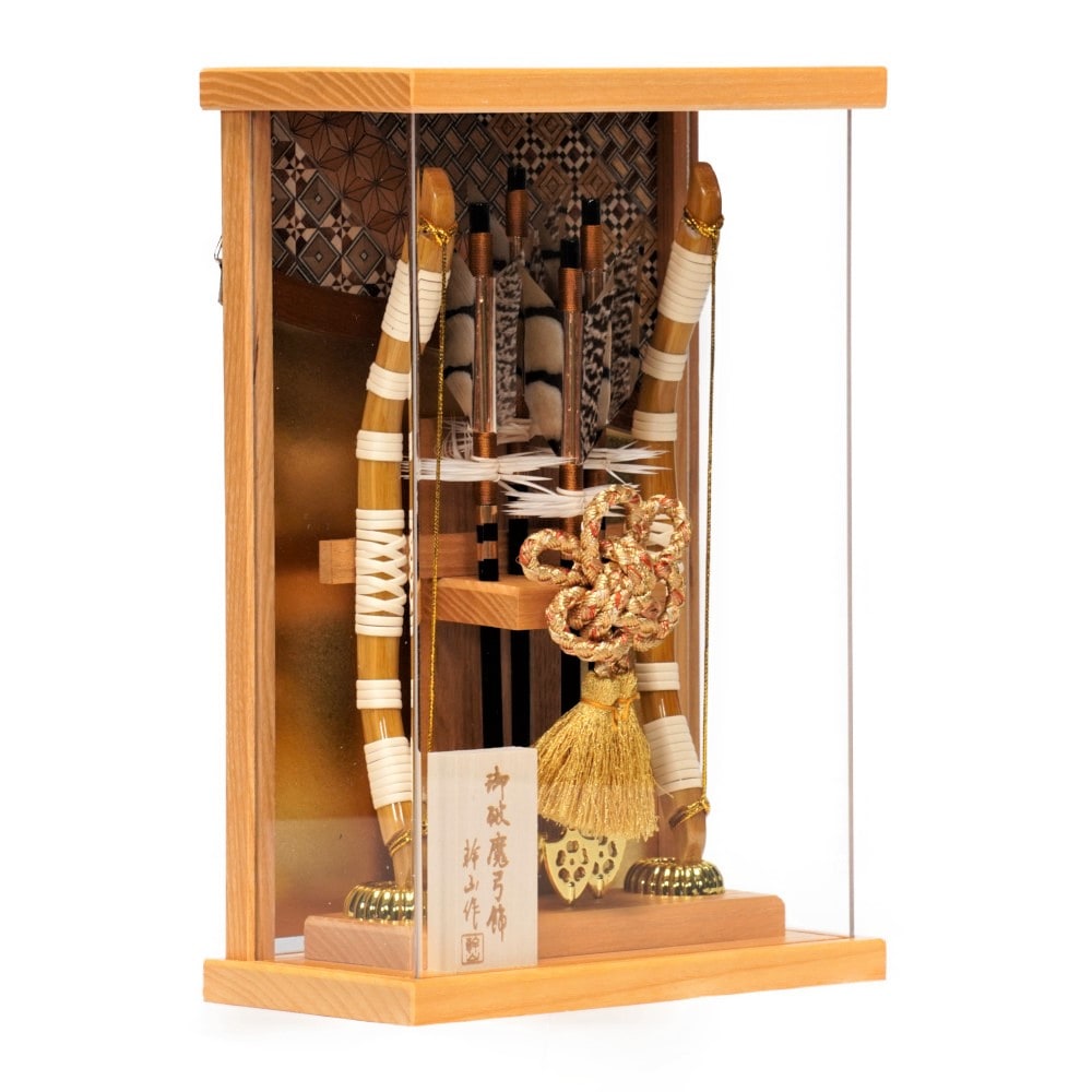 【破魔弓】絃 壁掛け〈幹山作〉[221-008]