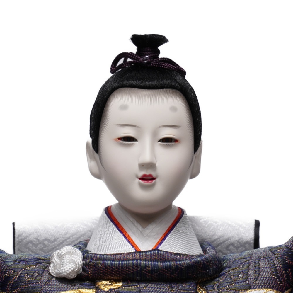 雛人形　雛道具　三棚 雛人形・雛道具三つ揃え・対鏡30号三つ葉盛上（木製） – 寿鳳人形の東芸