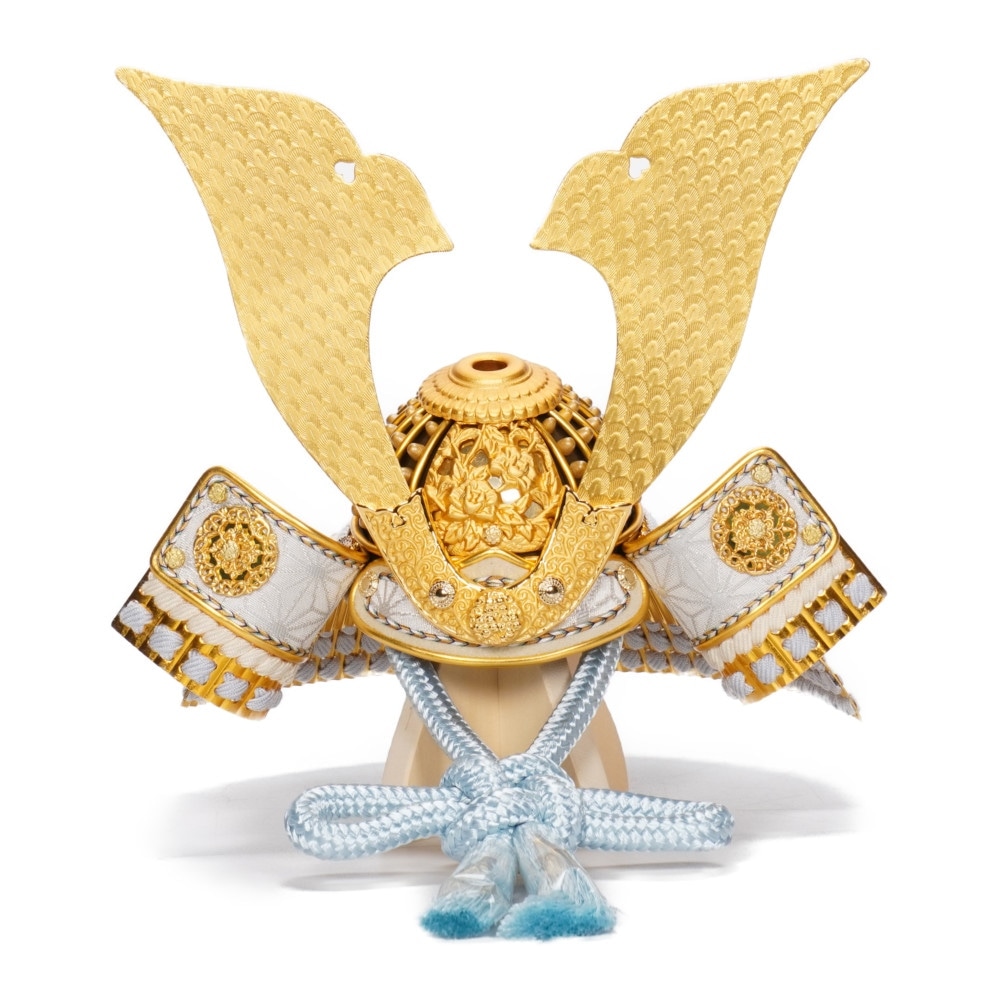 雄山作　兜飾 五月人形】五分之一 天賦之兜 空(オリジナル) 兜飾り〈雄山作〉[245