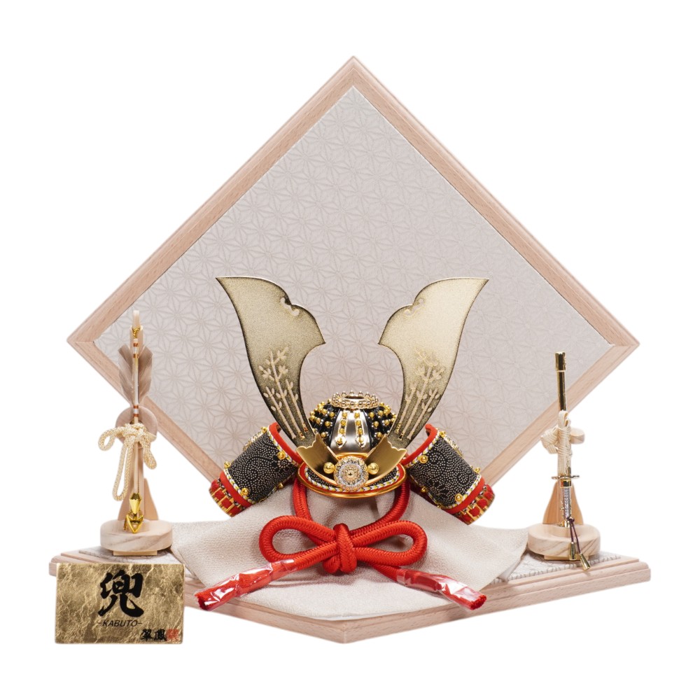 【五月人形】8号 綺羅星 赤糸威 兜飾り | 翠鳳作