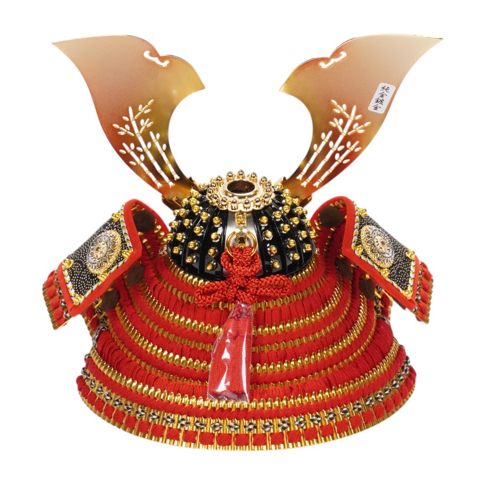 【五月人形】8号 綺羅星 赤糸威 兜飾り | 翠鳳作