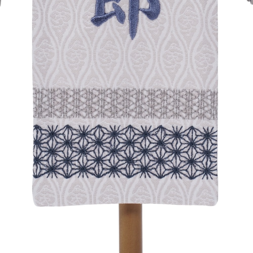 名前旗】刺繍名旗 グレージュ(ミニ) 5-NA46S〈男の子〉[255N-002