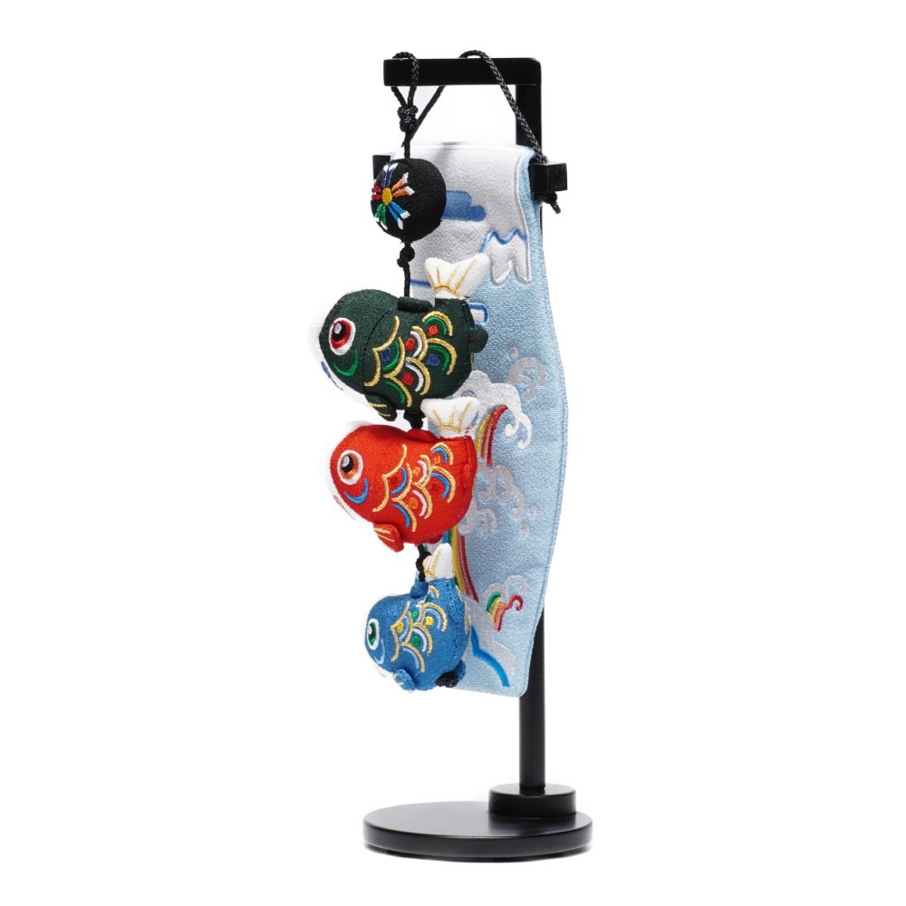 【つるし飾り】室内鯉 波虹(極小) 5-S72 〈男の子〉[235T-085]