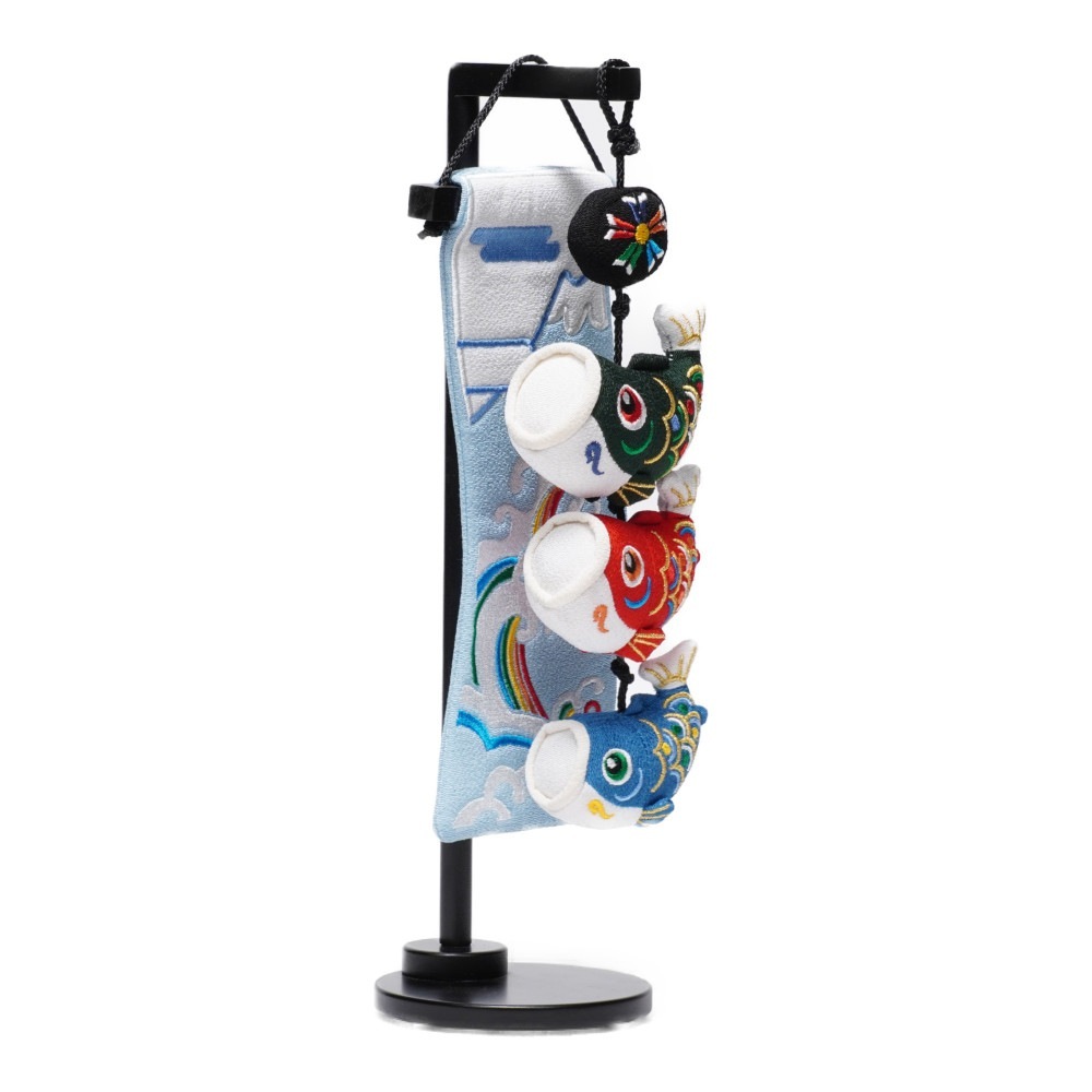 【つるし飾り】室内鯉 波虹(極小) 5-S72 〈男の子〉[235T-085]