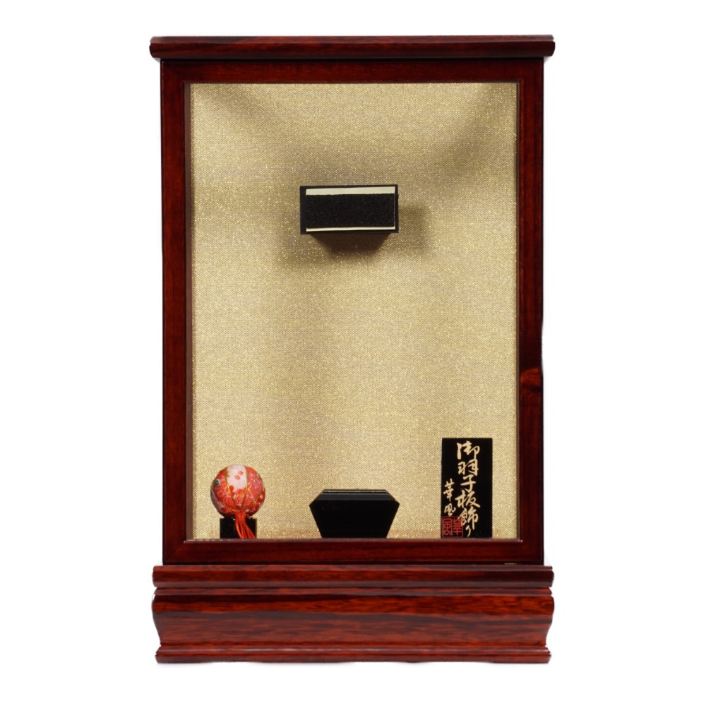 【羽子板】9号 振袖 金襴姫(赤)〈宝童作〉[222-004]