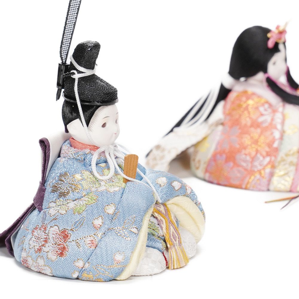 木目込み雛人形】rico美琴 親王飾り | minicola作 ｜雛人形・五月人形