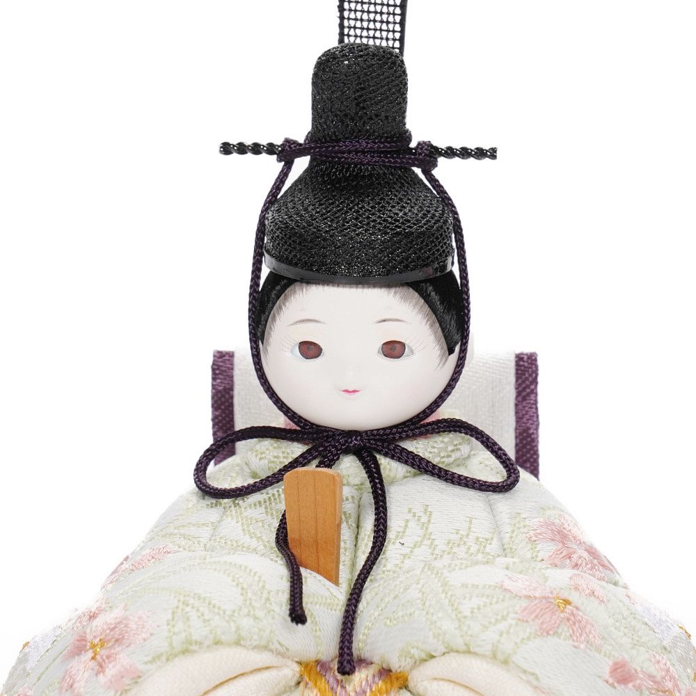 木目込み雛人形】rico紗香 親王飾り〈minicola作〉[243-007] | 雛人形