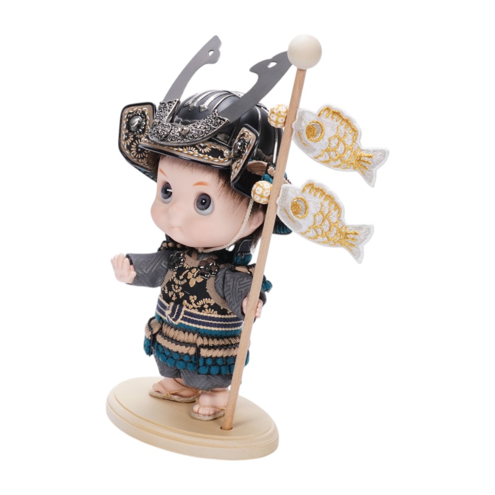 【五月人形】YAYA 銀ちゃん 大将飾り〈壹三作〉[255-289]