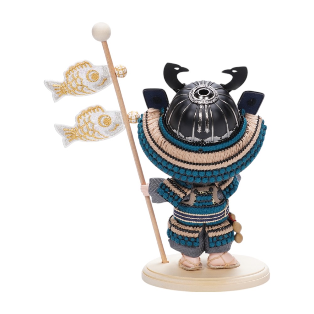 【五月人形】YAYA 銀ちゃん 大将飾り〈壹三作〉[255-289]