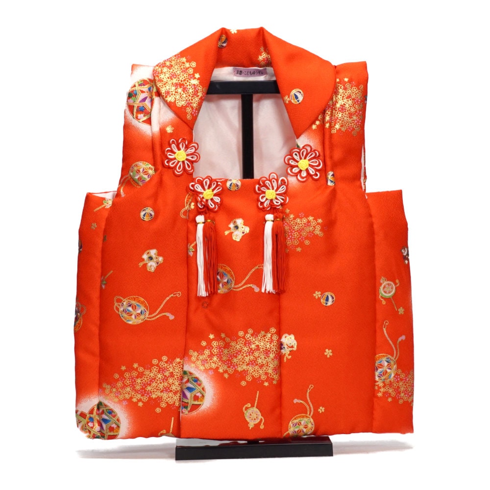 【被布】友禅 赤手まり〈女の子〉