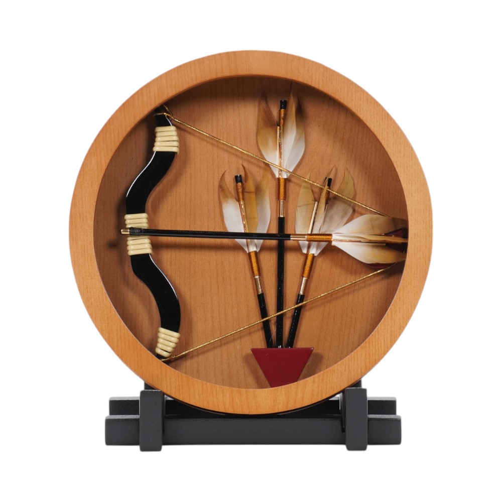 【破魔弓】5号 仁武 壁掛け〈清月作〉[251-001]