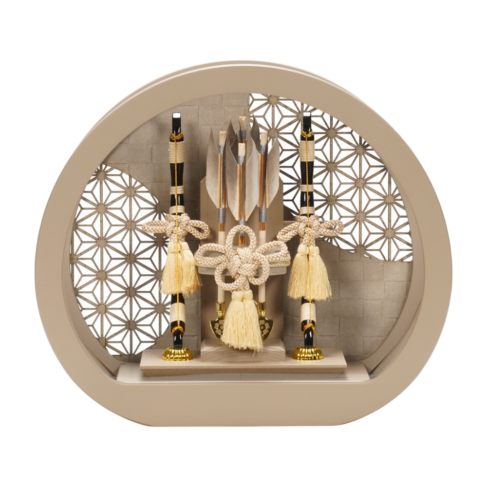 清浩作　破魔弓 破魔弓】日向 円型アクリル〈幹山作〉[261-005] | 破魔弓,作者で探す