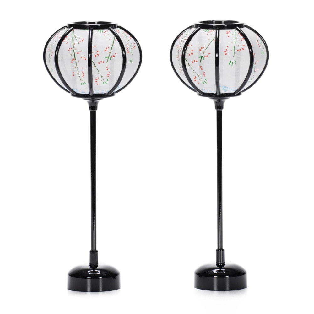 「葵」 麻の葉に刺繍桜(紺×紫) 双子飾り〈柴田家千代作〉[243-125] 雛人形 柴田 家 千代 葵の通販