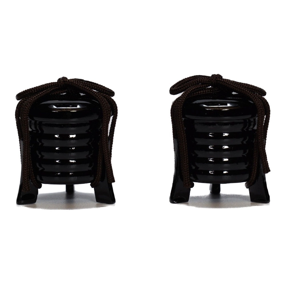 【雛人形】「葵」 麻の葉に流水桜刺繍(紫) 親王揃い収納飾り〈柴田家千代作〉[243-011]