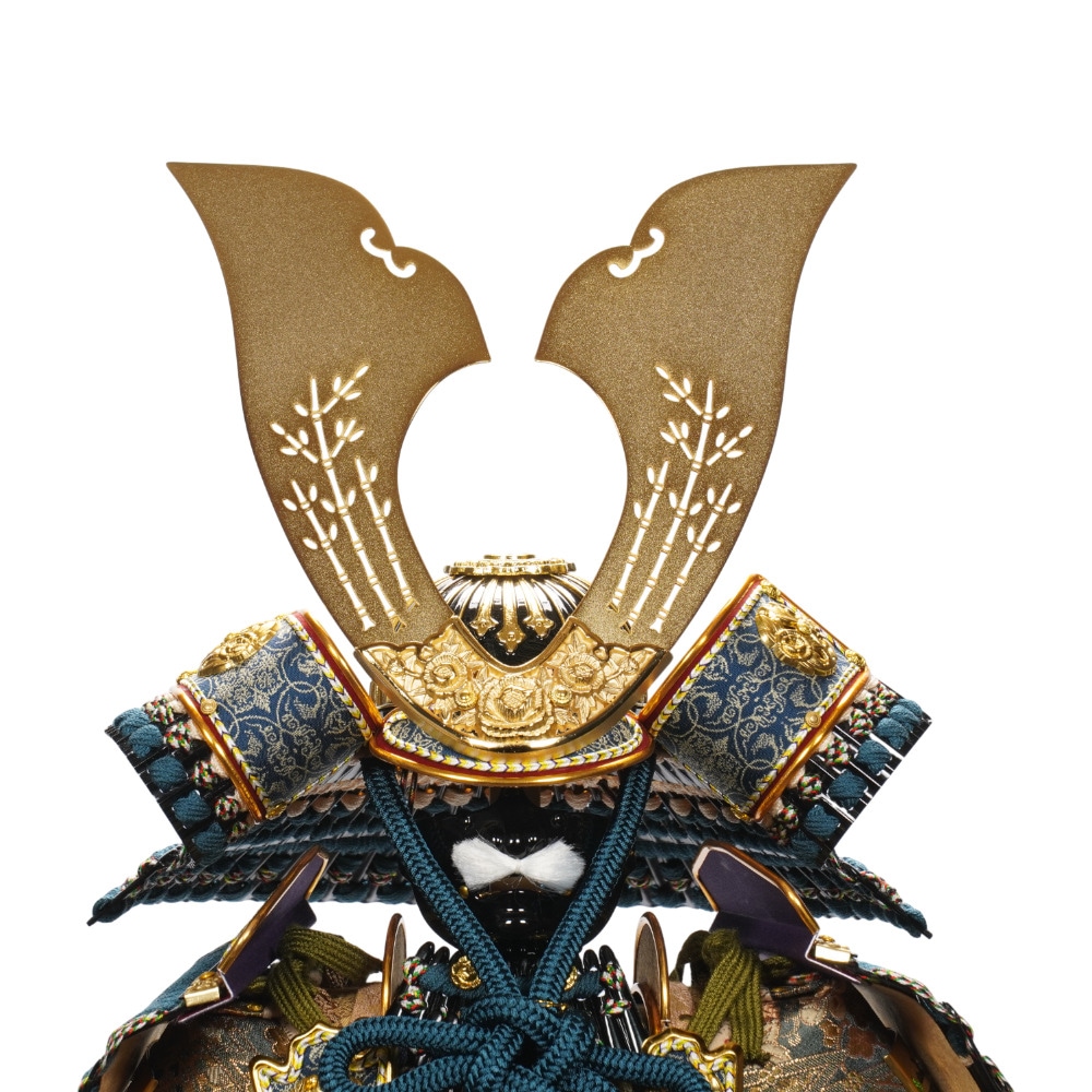 【五月人形】《限定品》10号 永遠之鎧 青緑中ベージュ威 鎧飾り | 翠鳳作