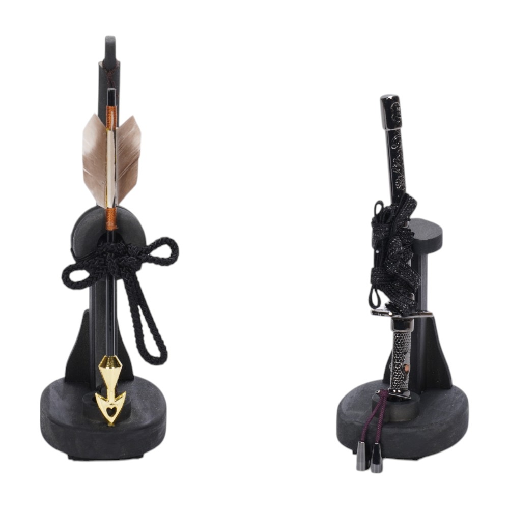【五月人形】8号 永遠之兜 青緑中ベージュ威×青緑中ベージュ威-DEEPSEA- 兜双子飾り | 翠鳳作