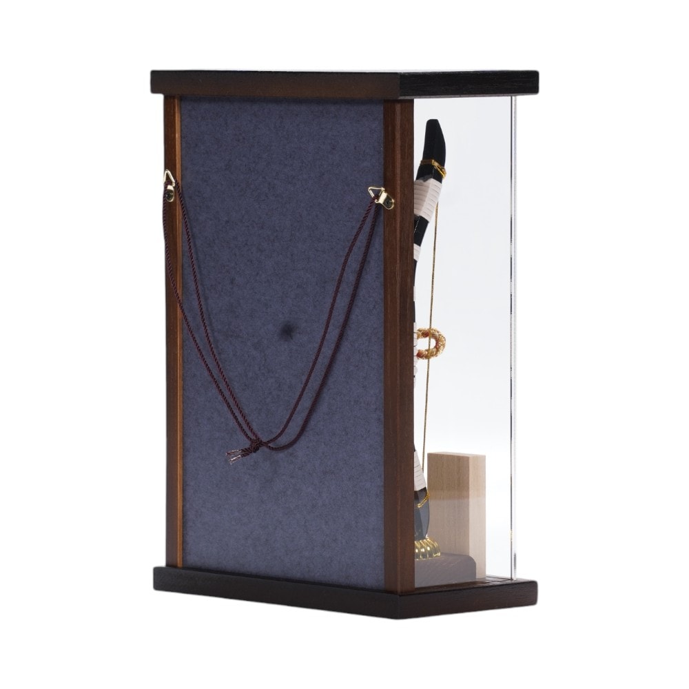 破魔弓】駿 オーク アクリル 壁掛け〈幹山作〉[251-006] ｜雛人形・五