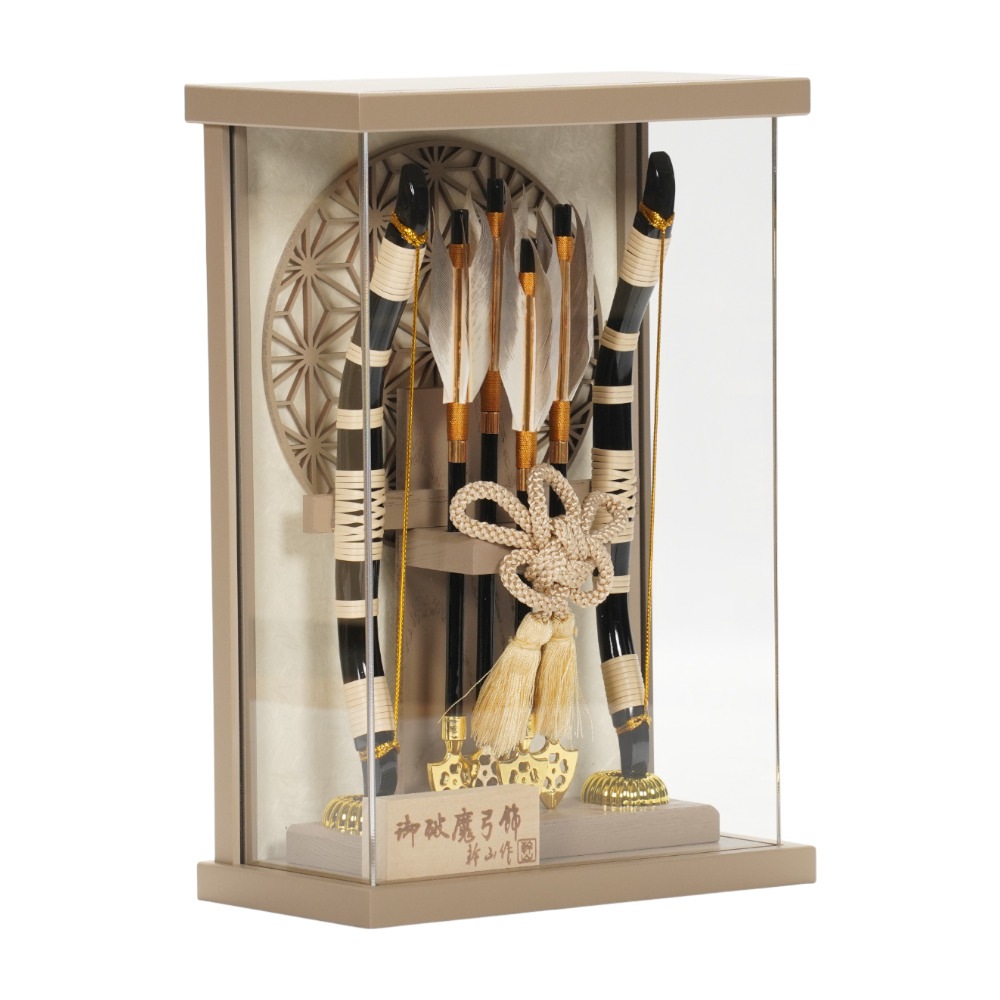 【破魔弓】翠 アクリル 壁掛け〈幹山作〉[261-010]