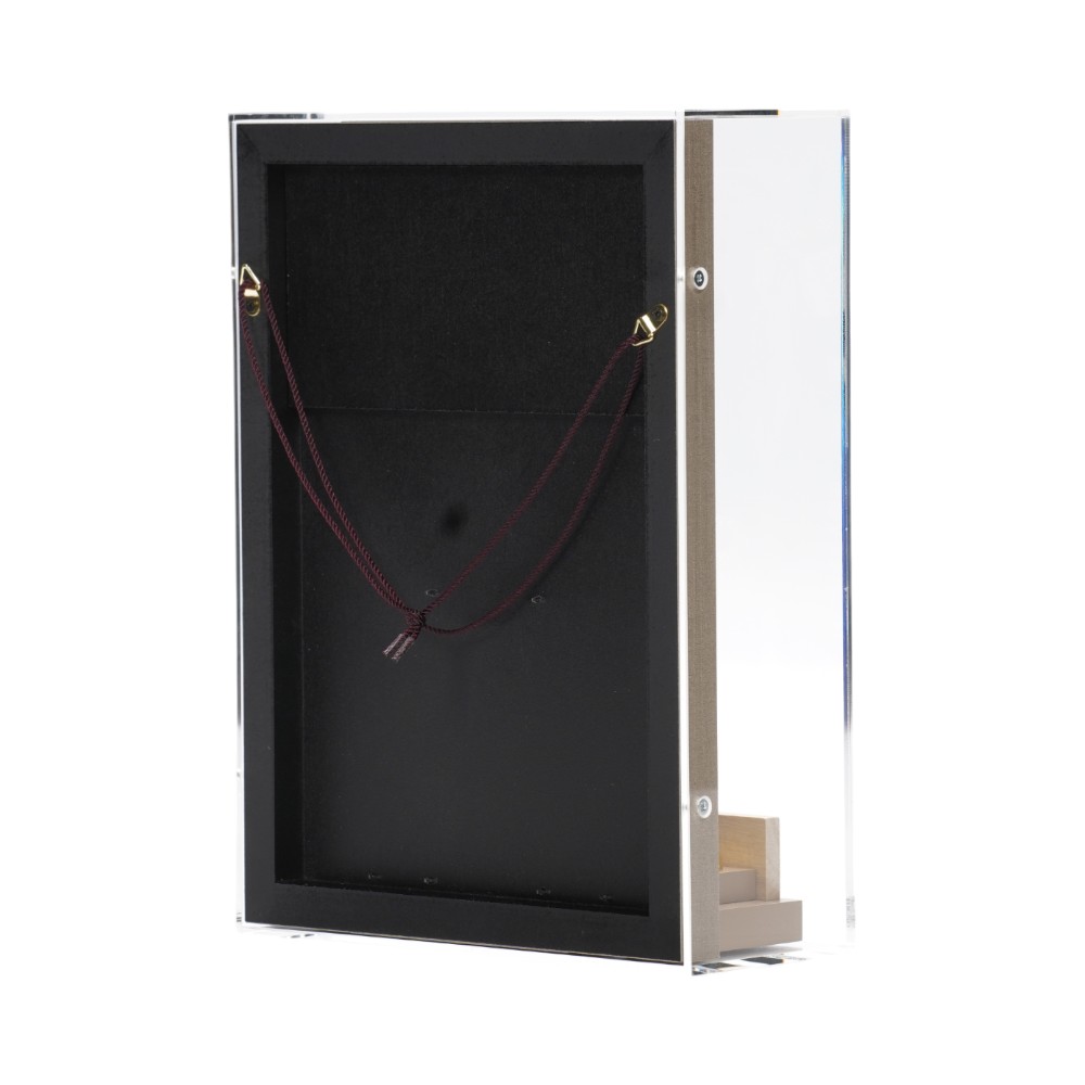 【破魔弓】遥(モカ龍金具) アクリル 壁掛け〈幹山作〉[251-008]