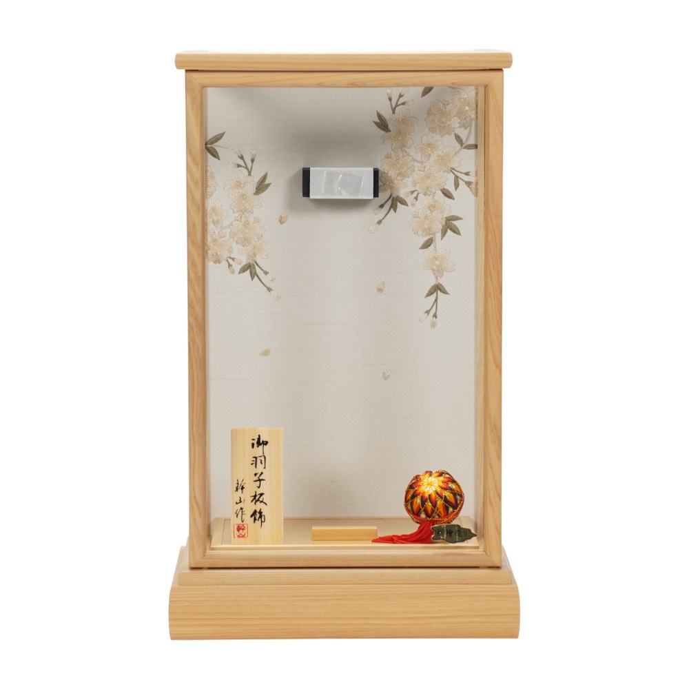 【羽子板】10号 刺繍 誰が袖(白)〈匠一好作〉[262-002]