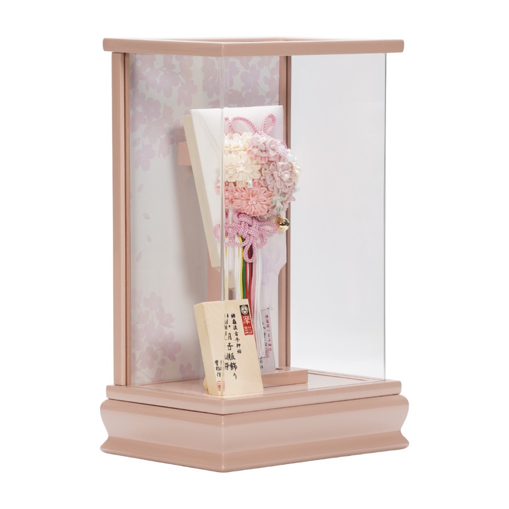 【羽子板】8号 創作羽子板 久寿玉 古代色 梅鼠 アクリル〈摩耶作〉[262-005]