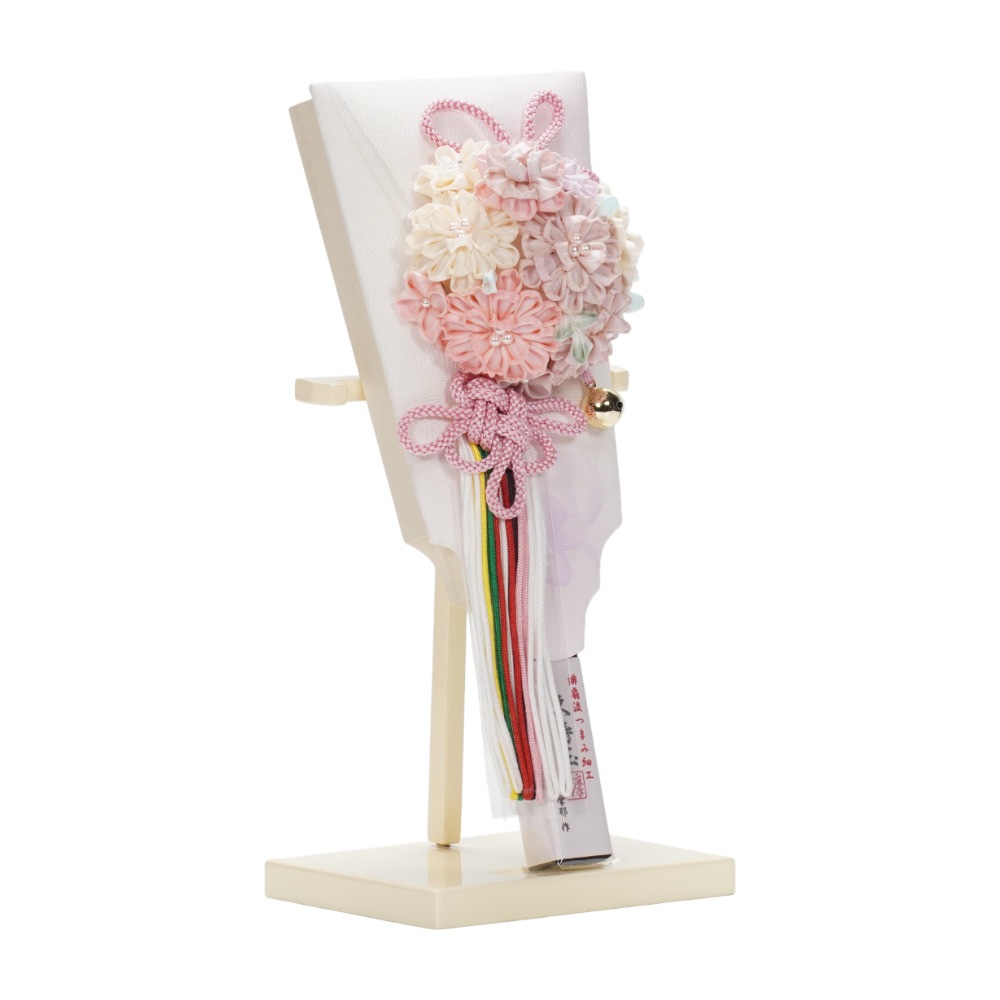 【羽子板】8号 創作羽子板 久寿玉 古代色 梅鼠〈摩耶作〉[262-006]