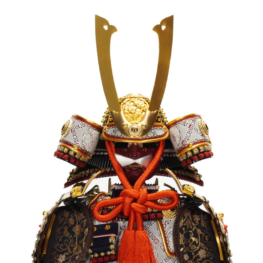 【五月人形】《限定品》7号 俊 紫裾濃威 鎧飾り | 雄山作