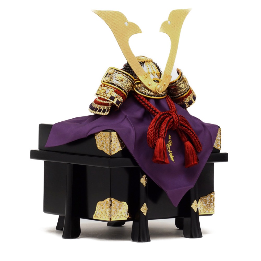 五月人形】10号 北斗 茜糸威 兜飾り | 平安道斎作 ｜雛人形・五月人形