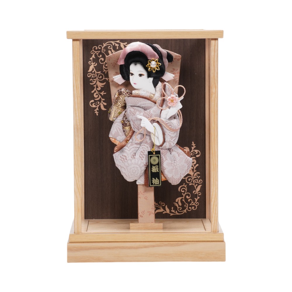 【羽子板】8号 レース(花柄) アクリル〈平安豊久作〉[252-004]