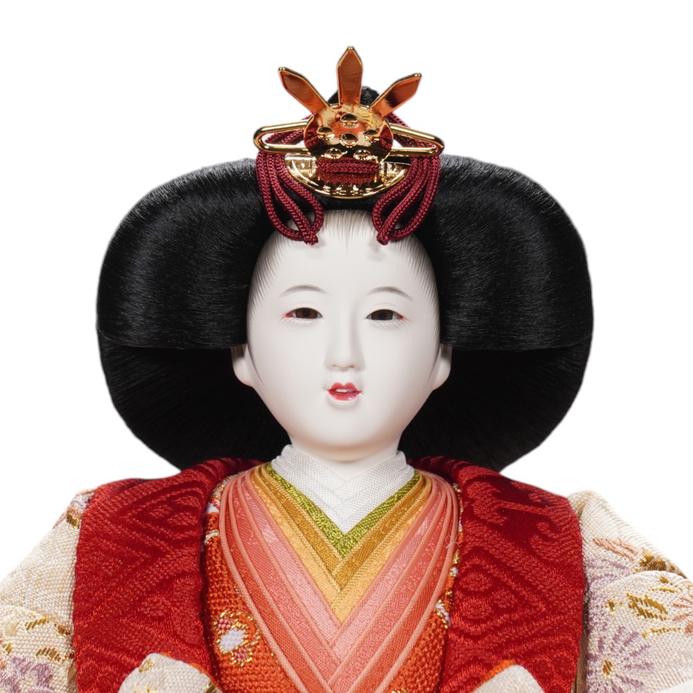 【雛人形】京十番 平安 円華壱年文様 親王飾り | 小出松寿作