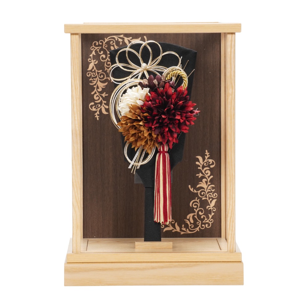 【羽子板】8号 髪飾り(黒) アクリル〈匠一好作〉[262-007]