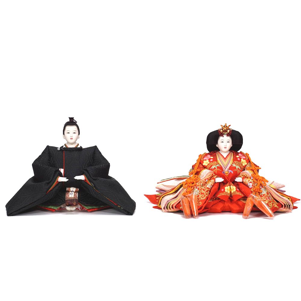 雛人形】京十番 古今 黒袍 親王飾り〈小出松寿作〉[233-029] | 雛人形