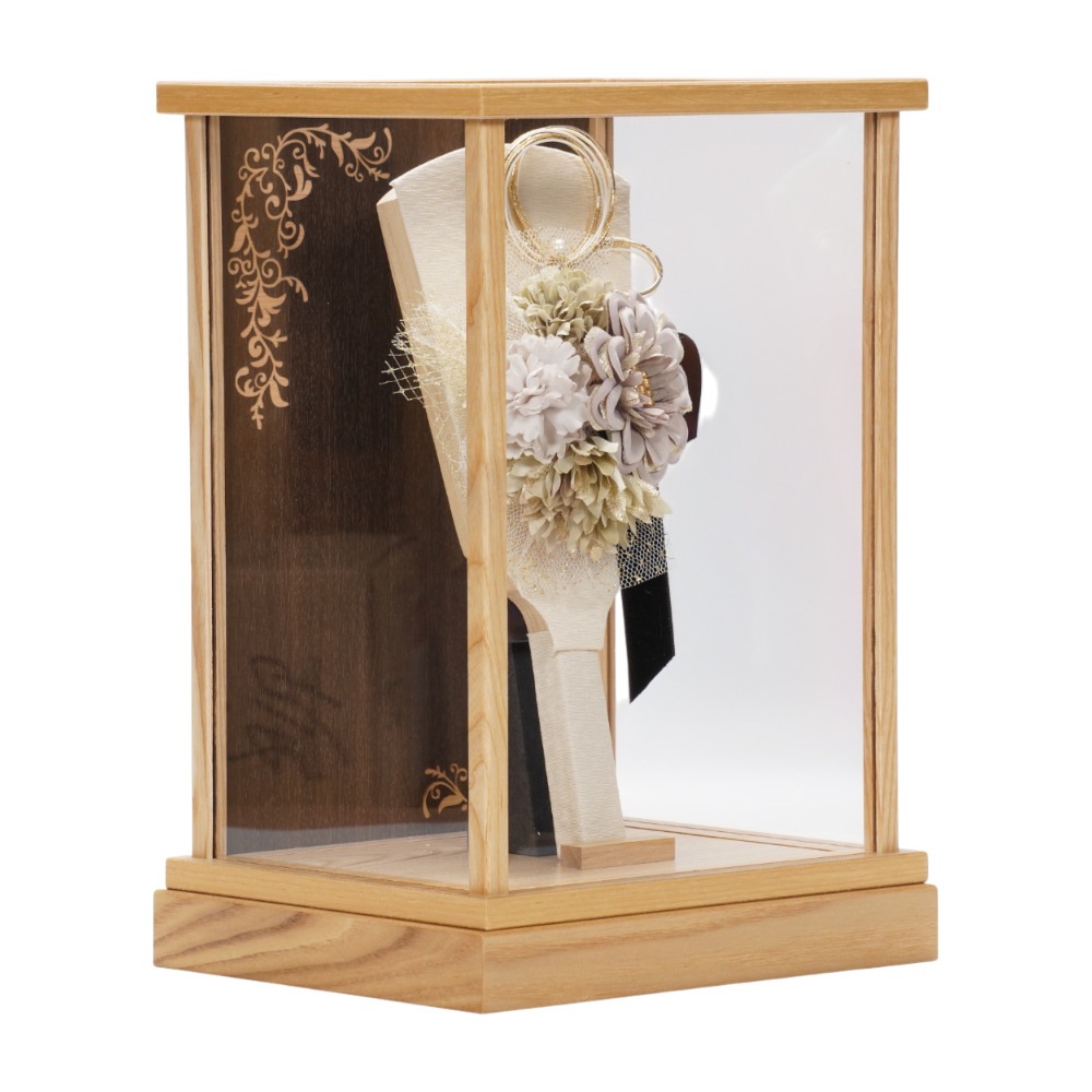 【羽子板】8号 髪飾り(モカ) アクリル〈匠一好作〉[262-008]