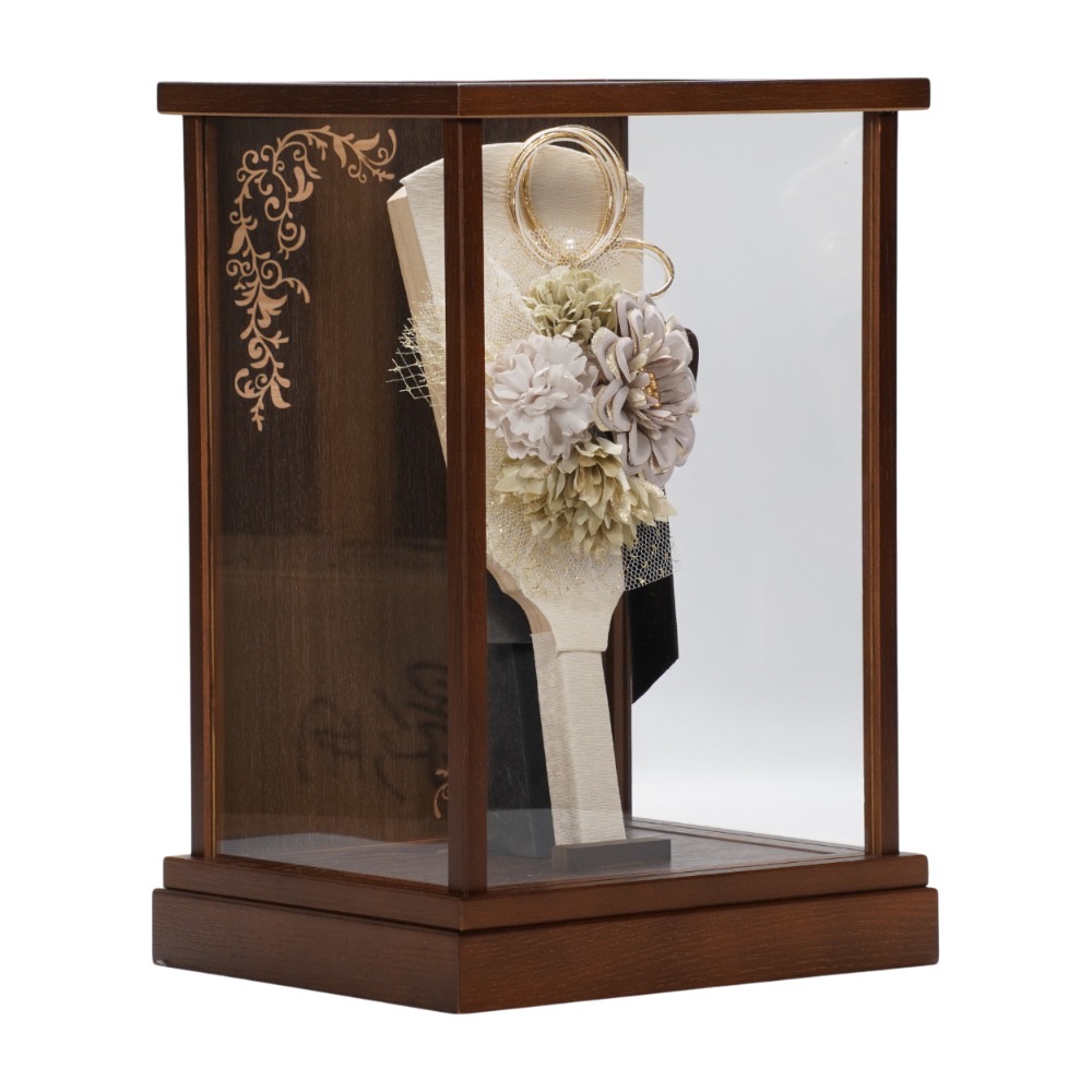 【羽子板】8号 髪飾り(モカ) アクリル〈匠一好作〉[262-009]