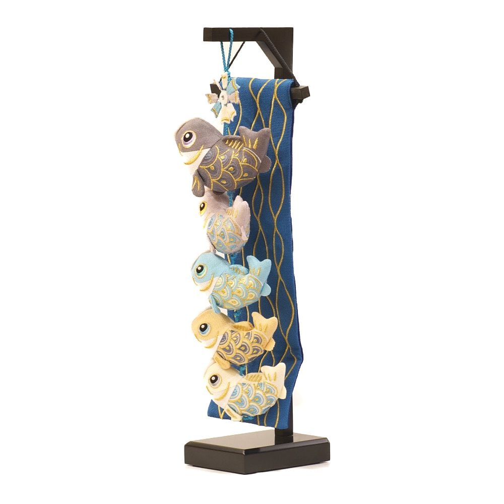 つるし飾り】室内鯉 陽光と月(ミニ)〈男の子〉[235-131] | すべての