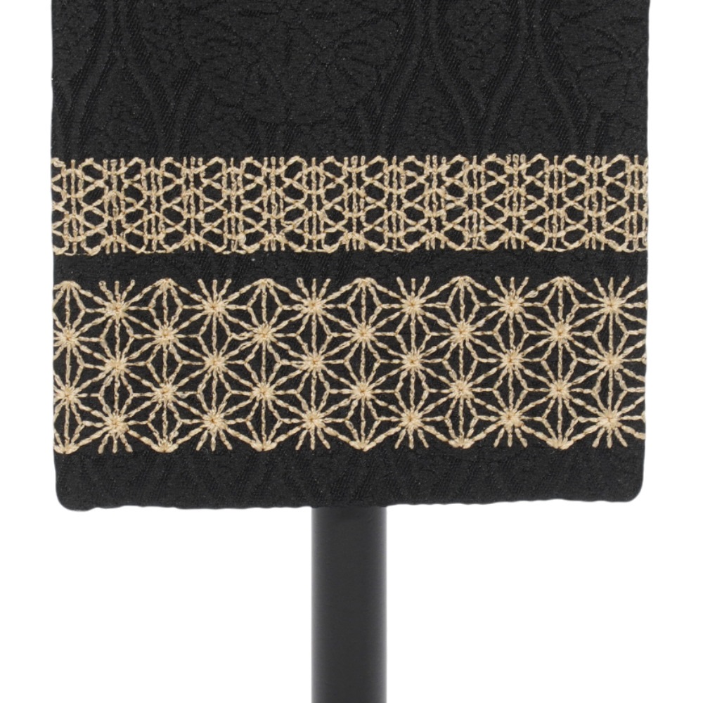 【名前旗】刺繍名旗 ブラック(ミニ) 5-NA57S