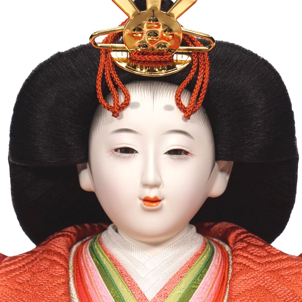 【雛人形】京十番 京極手刺繍 雲水四君子文様 親王飾り | 小出松寿作