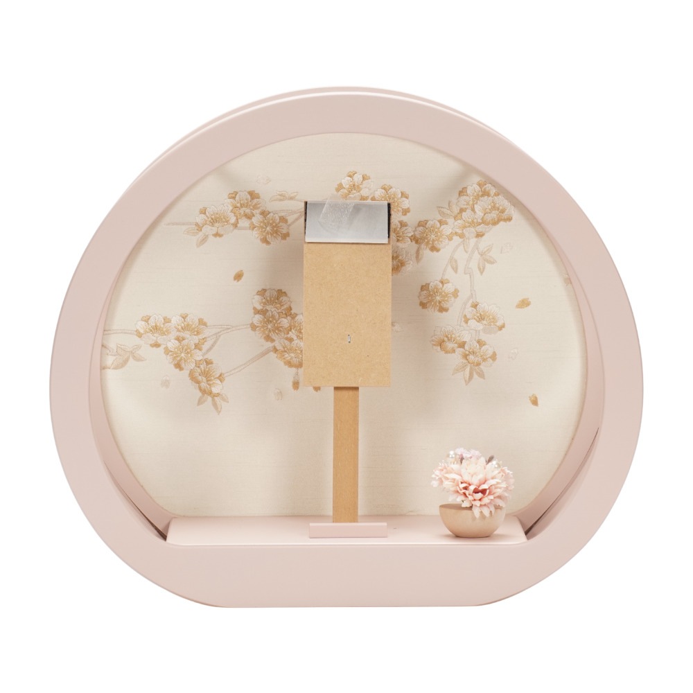 【羽子板】7号 レース(ピンク) アクリル〈平安豊久作〉[262-014]