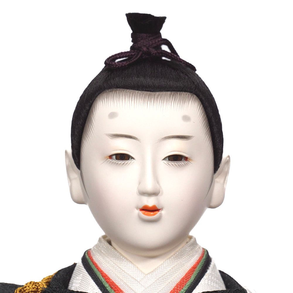 【雛人形】京十番 金彩京刺繍 霞に桐文様 親王飾り | 小出松寿作