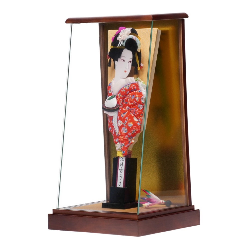 【羽子板】10号 浪漫娘 雪うさぎ〈むさしや豊山作〉[232-072]