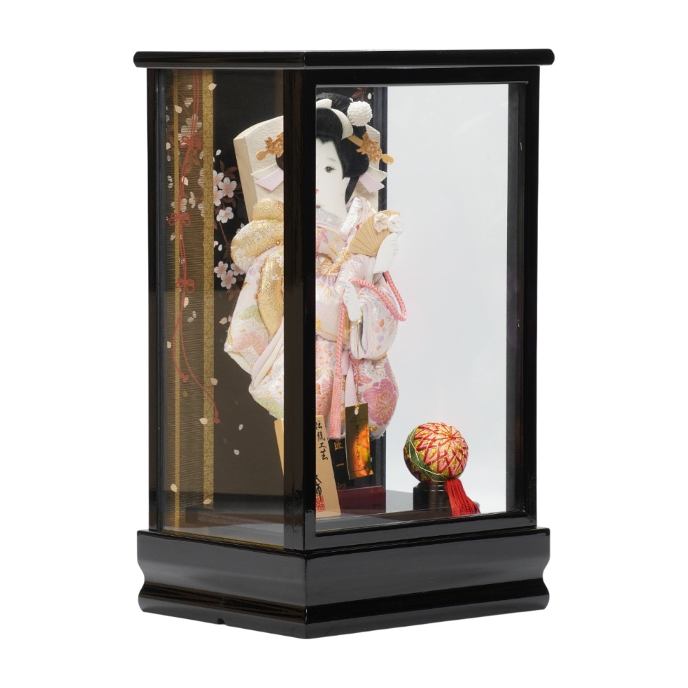 羽子板】8号 金襴 桜(薄ピンク)〈匠一好作〉[262-016] ｜雛人形・五月