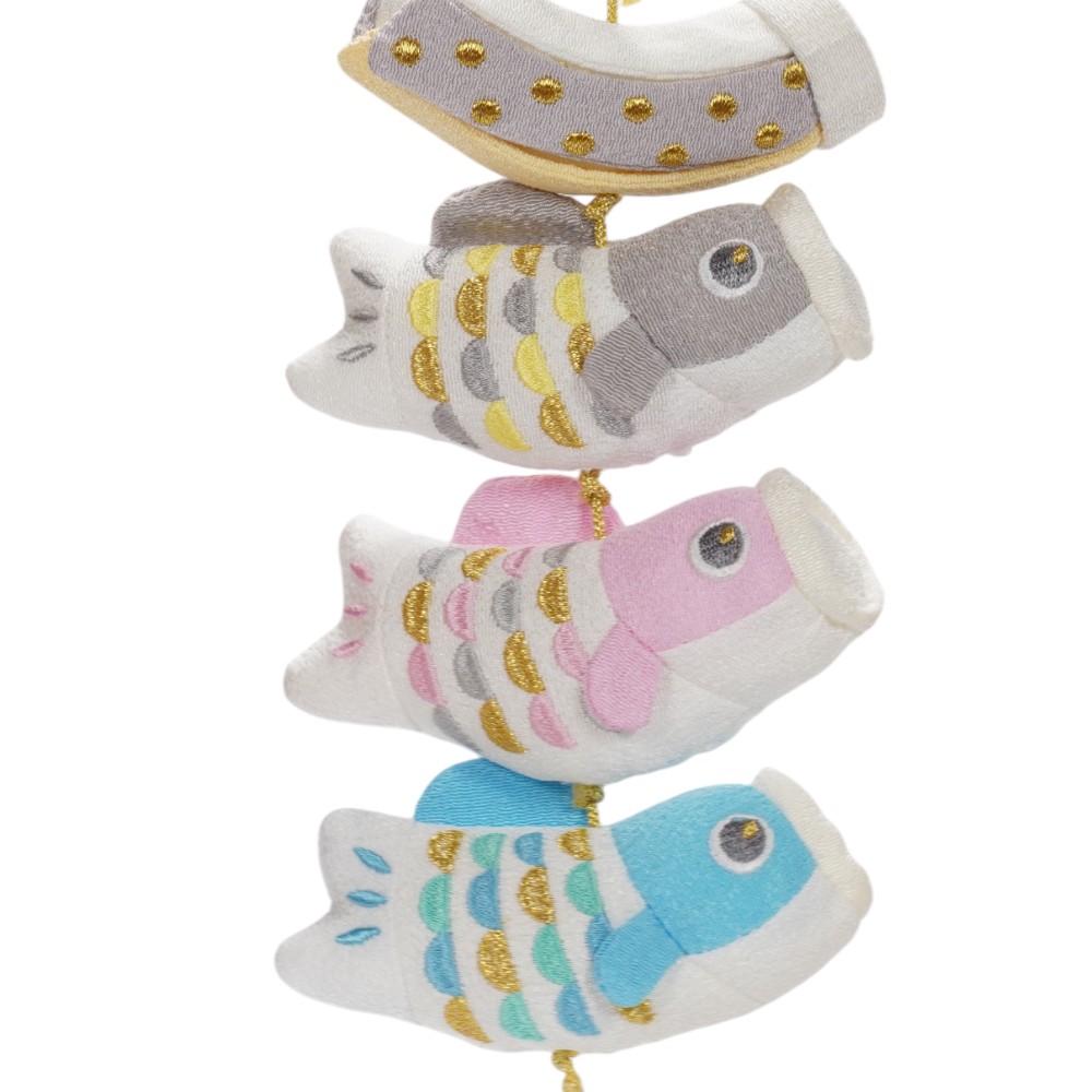 【名前旗】刺繍名旗 碧水 鯉のぼり付 7650-11