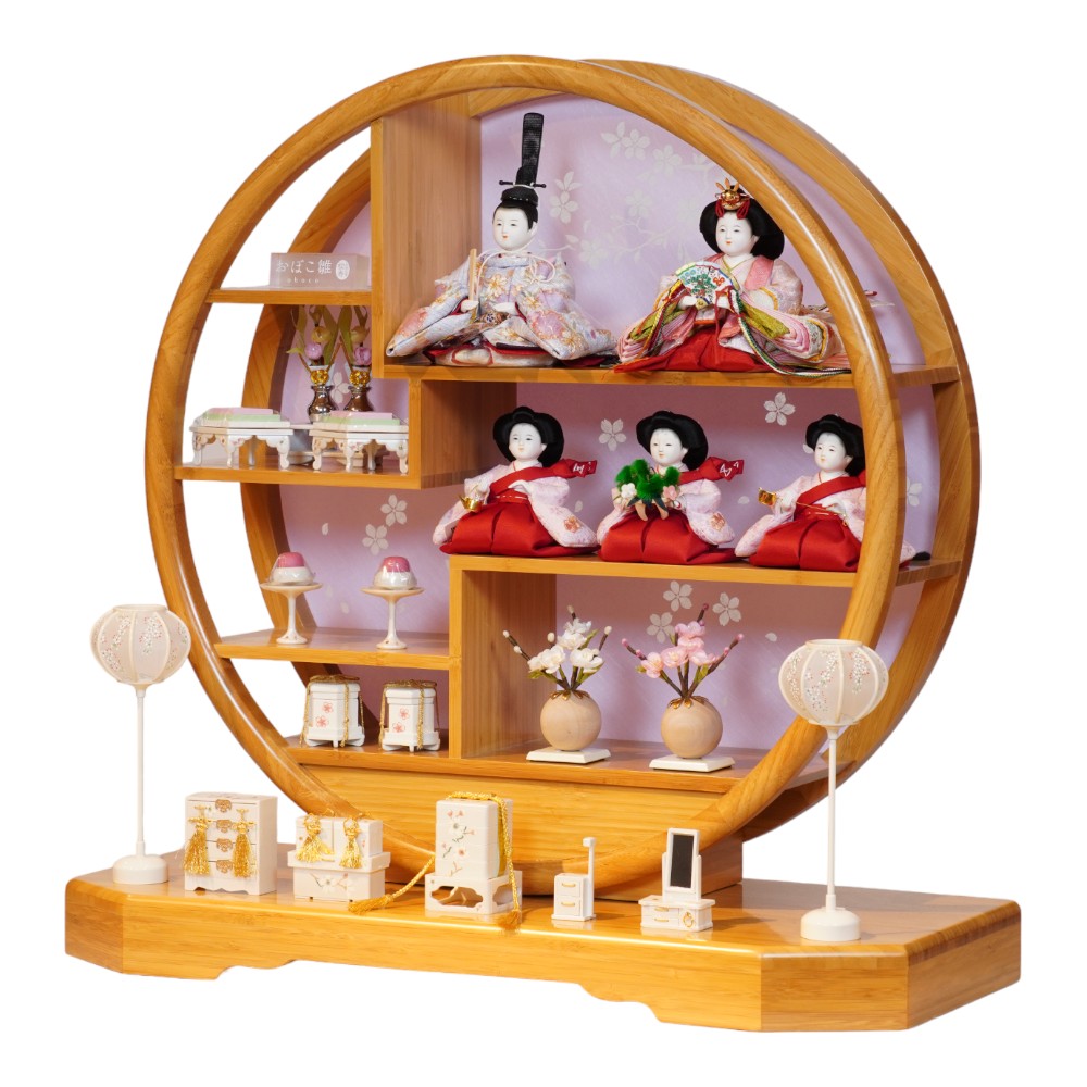 【新品未使用】京都くろちく　お雛様（座雛） 雛人形 享保雛（きょうほびな） 京頭 京都春水 その他インテリア