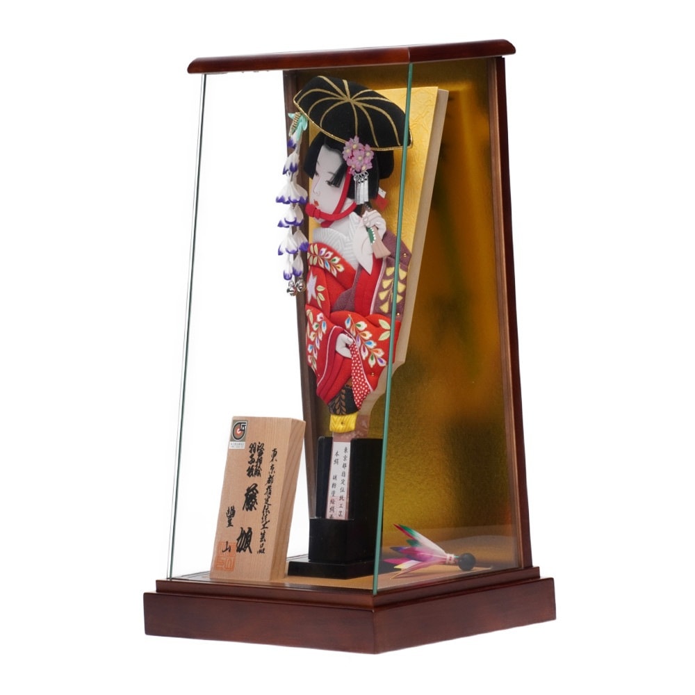 【羽子板】10号 藤娘 極上本絹〈むさしや豊山作〉[232-074]
