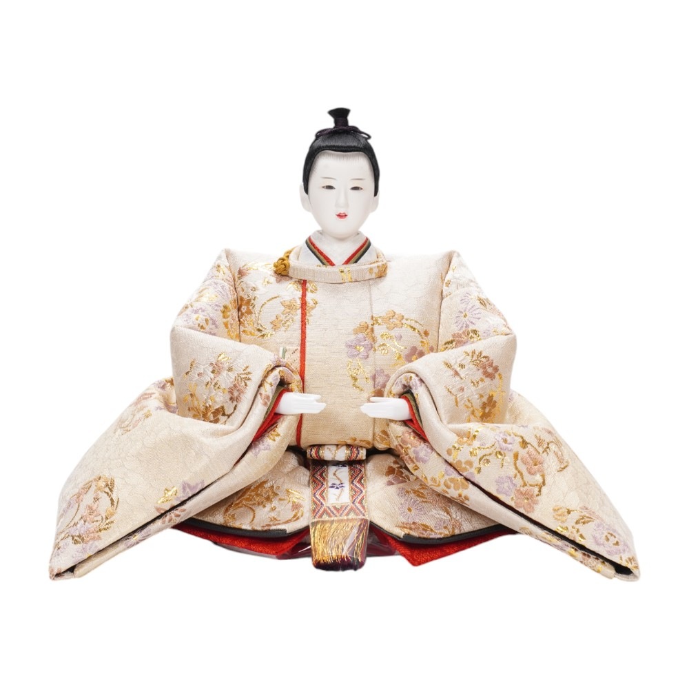 雛人形】京十番 平安 円華壱年文様 親王揃い収納飾り | 小出松寿作