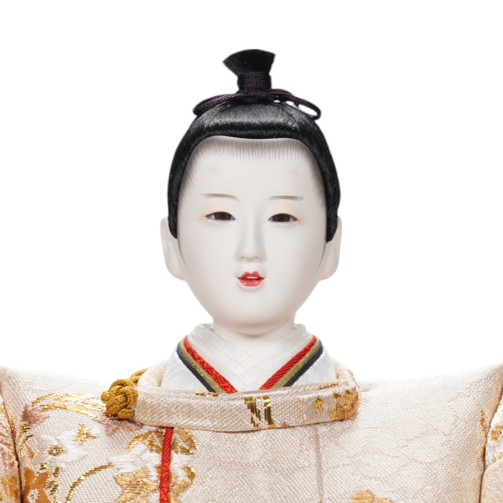 雛人形】京十番 平安 円華壱年文様 親王揃い収納飾り | 小出松寿作