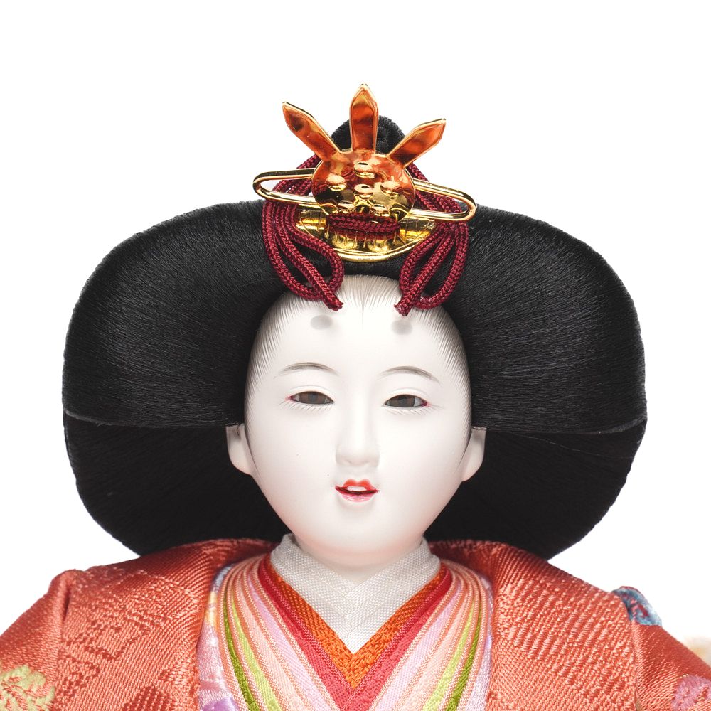 【雛人形】京十番 平安 唐織花丸文様 親王飾り | 小出松寿作