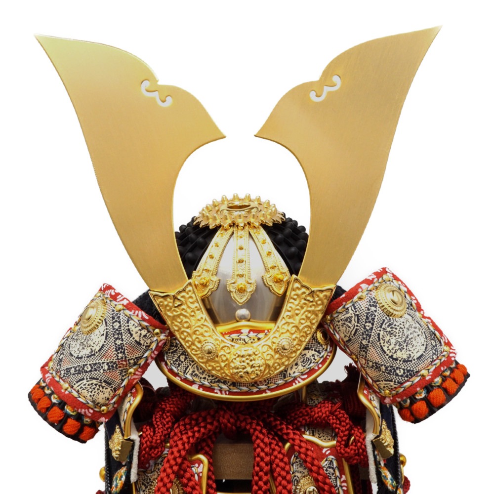 【五月人形】五分之一 源氏八領 膝丸鎧 奉納鎧飾り | 雄山作