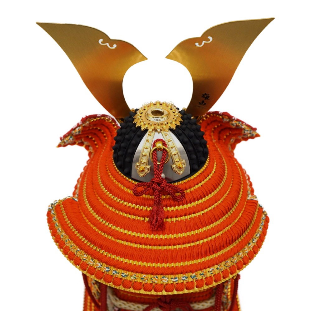 【五月人形】五分之一 源氏八領 薄金鎧 奉納鎧飾り〈雄山作〉[245-198]